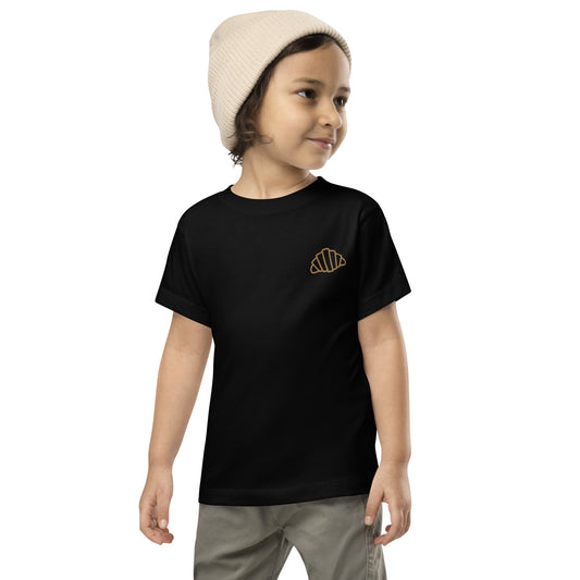 Lil Croissant Embroidered Tee (Toddler) - Buttergear - croissant apparel